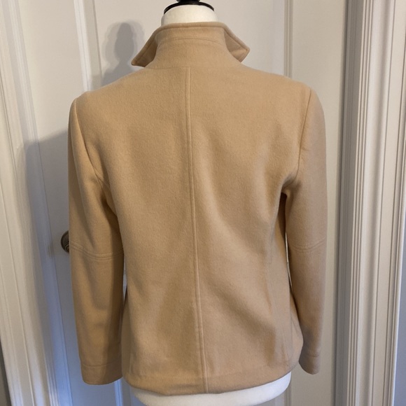 Vintage Louben Camel Wool Lined Zip Jacket. Size 8, fits like a small. - Picture 3 of 7